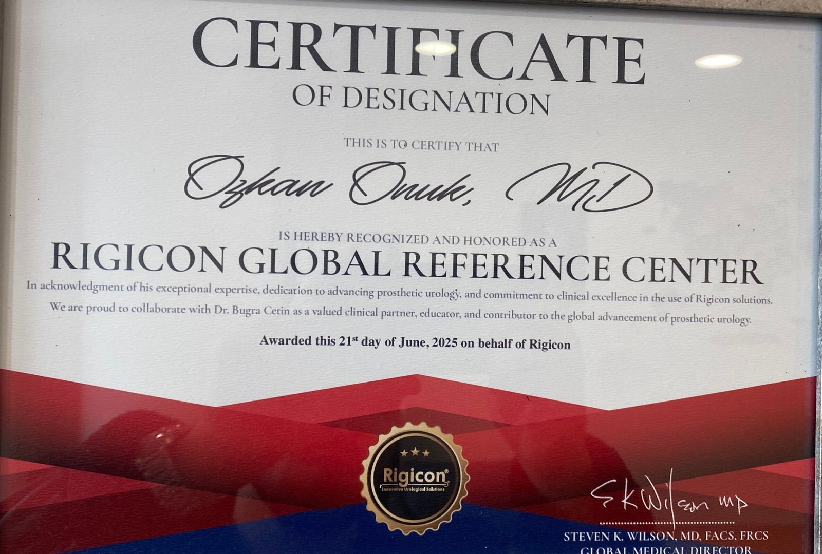 Rigicon Global Reference Center